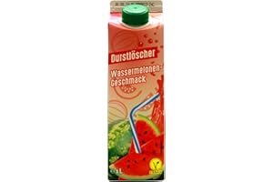 WESERGOLD Durstlöscher Wassermelone Erfrischungsgetränk, 8er Pack (8 x 1 l)