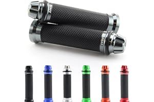 ‎AREA1 Universal Motorrad/Roller Lenkergriffe Griff Griffgummis 22/24-25mm (Dome)