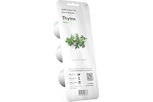 CLICK AND GROW Click & Grow, Recambio Cápsulas de Tomillo, Kit de 3 Cápsulas