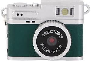Mini KeyChain Camera, 1080p Liten Retrokamera, Vintage Digitalkamera, Bärbar Fotovideokamera, för Resestudier Nybörjare Nybörjare