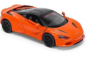 CMJ McLaren 750S Coupe 1:43 Scale Die-Cast Model Car - Papaya Orange | Detailed Collectors Edition Diecast | Official Licensed Product