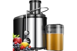 GDOR Juicer Machines, 800W Juicers with 3 Speed Control for Fruit and Vegetables,Higher Juice Yield Extractor Machine, Stainless Steel Centrifugal Juicers