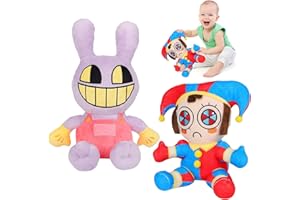 AOMANTIC SARL The Amazing Digital Circus Plush, Pomni Plushies Toy, Digital Circus Plush, Circus Joker Plush Toy, Juguete De Payaso De Peluche, Muñeco De Peluche De Payaso, para fanáticos, Regalos y decoración