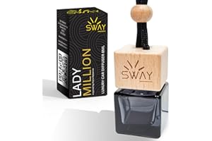 Her Million Car Air Freshener for Women | Strong Car Perfume Air Freshener with Odour Eliminating Technology | Long Lasting Car Air Fresheners | Car Accessories | by Sway Fragrance