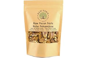 ‎RAW FARM ORGANIC NATURAL FRESH 1 kg Rohe Pekannusskerne, frei von Gluten, Soja, reich an Ballaststoffen und Mineralien