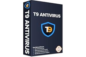 SYSTWEAK T9 Antivirus Software para Windows-1 PC, 1 año|Protección en tiempo real |Protección contra exploits y malware |Protección USB |Cortafuegos e Internet