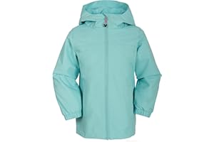 NORDOIS Softshelljacke Kinder Winddicht und Wasserdicht Jungen Regenjacke Outdoor mit Kapuze Atmungsaktiv zum Wandern