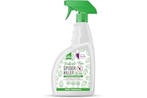 READY STEADY DEFEND Spider Killer Spray 500ml - Eco-Friendly Polymer, Fast-Acting, Pet & Family Safe, Non-Toxic for Home & Garden Spider Control