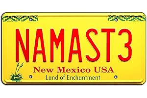 Celebrity Machines Better Call Saul | Namaste | Metal Stamped License Plate