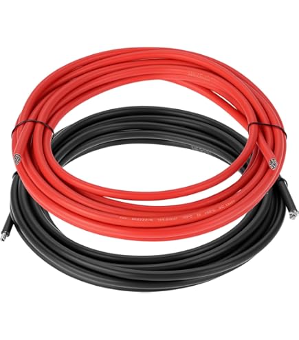 EBROM Batterijkabel, industrie, 240 mm² zwart klaar gemonteerd krimpslang vanaf 20 cm tot 10 meter, vele beschikbare lengtes ringogen / kabelschoenen M10/M12/M16 combineerbaar 240 mm2 (240 mm2