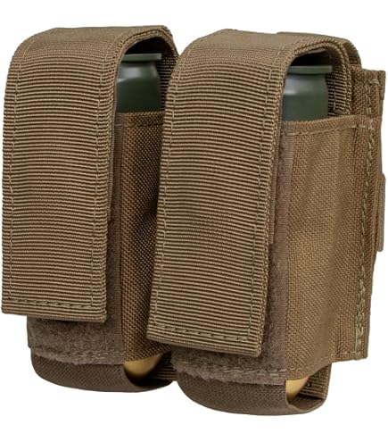 Tasmanian Tiger Poche Grenade Réglable Cordura Vert – Modulaire 12-20 Cm