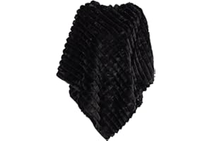 MAPIMANIA - Poncho Donna Invernale colorata, Mantella Elegante per cerimonia, Scialle Coprispalle, Stola per l'inverno in pelliccia sintetica