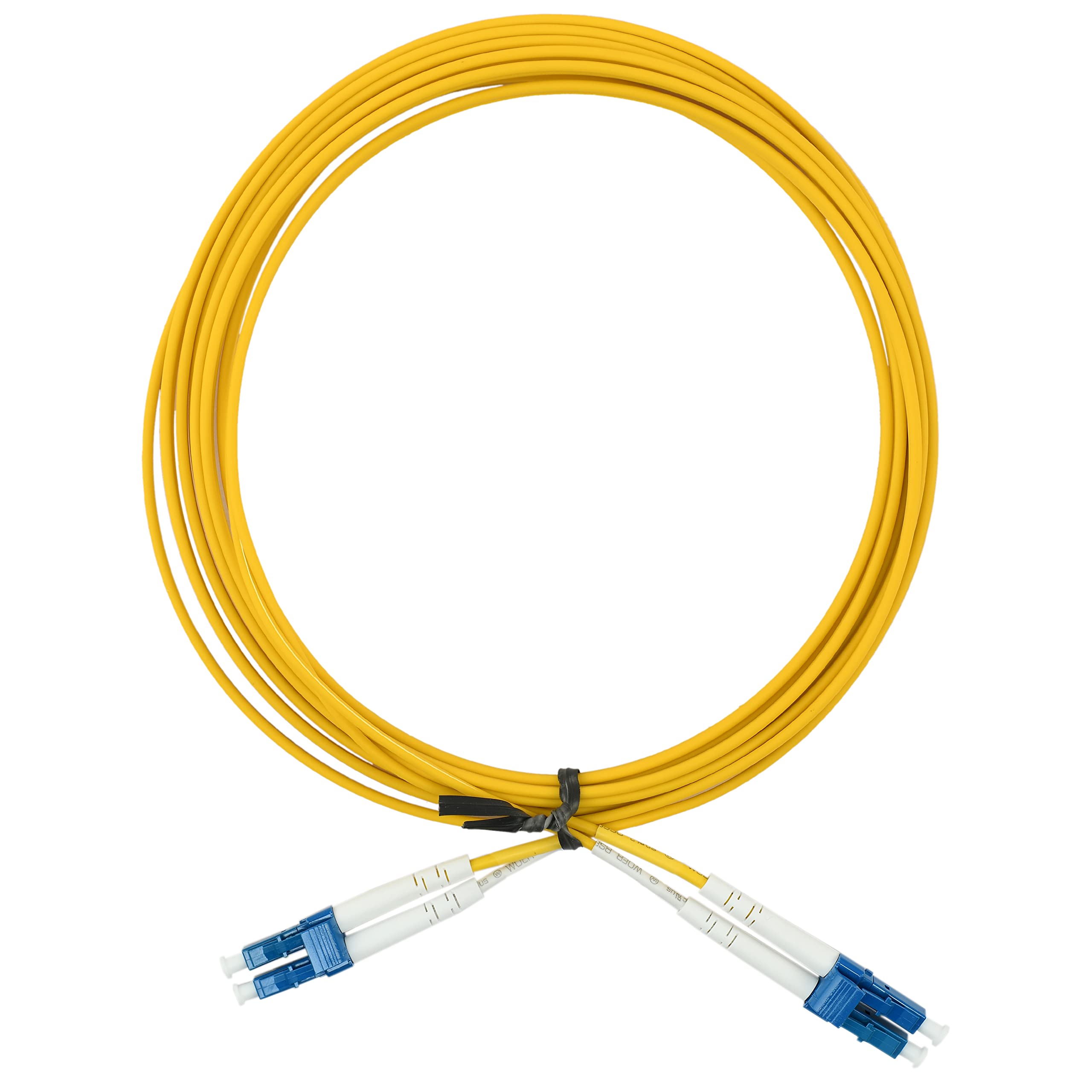 3M LC to LC OS2 Fiber Optic Patch Cable Singlemode Duplex Optical Patch Cord 9/125µm Fiber Optic Cable LC-LC DX 3 Meter (9.8ft)