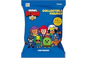 joojee GmbH Brawl Stars Figuren in Folienverpackung, Silber/Gold