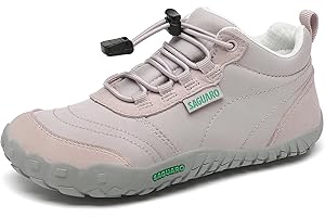 SAGUARO Enfants Chaussures de Trail Garcons Fille Minimaliste Barefoot Baskets Running Sneakers Léger Respirantes 26-36 EU