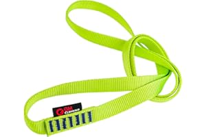 GM CLIMBING 16mm Nylon Sling Runner 22kN / 4950lb CE UIAA Certified Climbing Rescue Hanging Rigging Anchor Systems Outdoor Multiple Purposes
