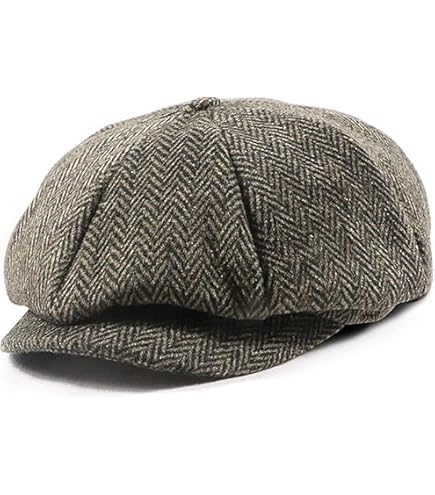 Coppola Uomo Invernale - Berretto Piatto Vintage Regolabile, Stile Gatsby - Foto 12