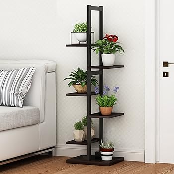 YGR huaji huapen Blumenständer Pflanzenregal Holz Pflanzenständer