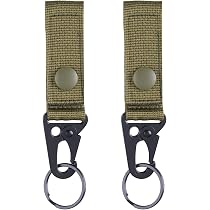 2-teiliger Gürtelclip Mit Gürtelschnalle Und Schlüsselring – Robust Für Bergsteigen, Backpacking, Wandern & Outdoor