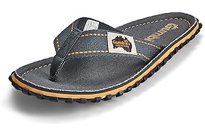 Gumbies Islander Unisex Flip Flops, with Supersoft Cotton Toe Post and Durable Recycled Rubber Sole - Comfort Guaranteed