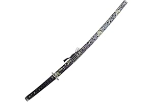 Area Shopping Katana Spada Giapponese in Plastica Blu per Arredamento