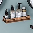 Plantex PVD Rose Gold Bathroom Shelf/Living Room Wall Organizer/Kitchen Rack Wall Mounted (12x5 Inches, Stainless Steel)