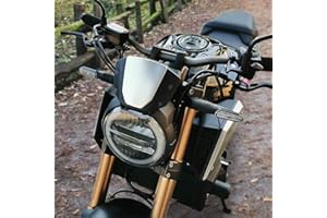 TAZGANTAX Carenado del alerón del Deflector del Viento del Flujo de Aire del Parabrisas de la Motocicleta para H-Onda CB125R CB 125 R CB-125-R CB250R CB300R CB-250-R CB 250 R CB 300 R 2018-2020 (Negro)