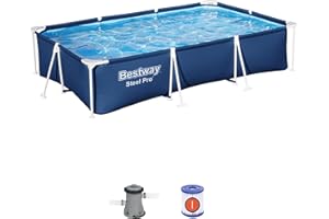 BESTWAY 9'10" x 6'7" x 26"/3.00m x 2.01m x 66cm Pool Set