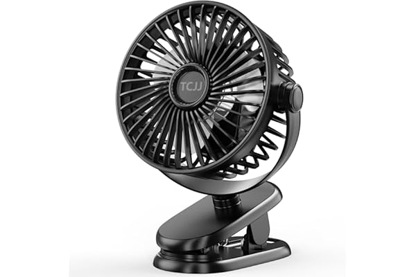 TCJJ Portable Clip on Fan 5200 mAh Pram Fan