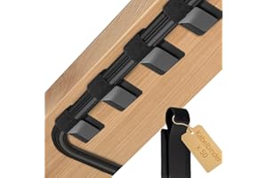 BESPOTCL 50 Stück Kabelmanagement Schreibtisch, Selbstklebende Kabelhalter, Verstellbare Klettband Kabelbinder, Wiederverwendbare Kabelclips, Ultra-Haftung Kabelorganizer für Büro, Zuhause, Elektronik