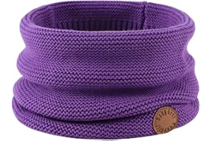 XIAOHAWANG de Punto Bufanda del Bebé Niños Bufandas de Invierno Para Bebé Niño Niña Bucle Clásico Bufanda