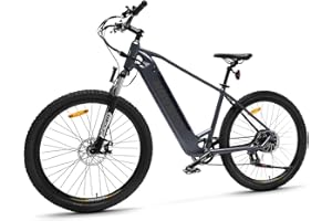 HOVSCO Electric Bike, 27.5" 28" Mountain Bike, City Bike, 250W Bafang Motor, 36V 12.5Ah Removable Battery, 7-Speed, Shimano Gearing System, Dual Disk Brake, Electric Bikes for Adults