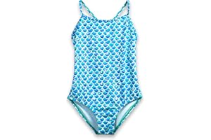 OUINK Girls' Swimwear Kids Bathing Suit Thin Straps Sport One Piece Suits Swim for Girls