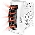 Room Heater For Bedroom TEKCOOL Portable Room Heater | 2000W | Two Heating Modes | Advanced Overheat Protection | Horizontal & Vertical Mount