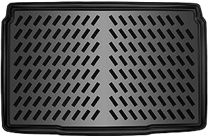 ‎ELMASLINE ELMASLINE Gummi Kofferraumwanne für OPEL Corsa F 2019-2025 | Extra hoher 5cm Rand | 3D Kofferraummatte Zubehör