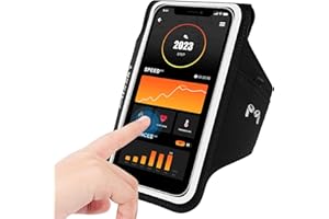 6,7 Zoll Handytasche Joggen Sportarmband für Telefon mit Kopfhörertasche, Razobws Handyhalterung Joggen mit iPhone 15/14/13/12/11 Pro Max Samsung Joggen Handytasche für Running Armband Running Phone