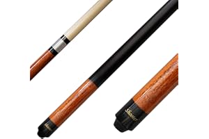 ‎WINSPORT Winsport Shooter Billardqueue, aus hochwertigem Ahornholz, Pool-Cue, super Spielqualität, 147 cm 2-TLG. mit 12,5 mm Klebeleder oder 12 mm Schraubleder, Edelstahlgewinde