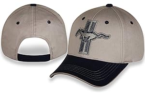 Checkered Flag Sports Ford Mustang Baseball Cap for Men - Logo Car Racing Hat