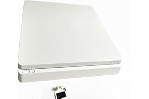 JMXLDS New Replacement Top Upper & Bottom Lower Housing Shell Case Cover Protective Cover for PS4 Slim Console White