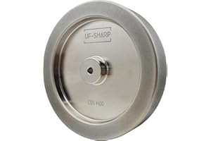 UF-SHARP CBN Schleifscheibe für T8 T7 Nassschleifmaschine 250mm*50mm*12mm (Filet, 400 Körnung)