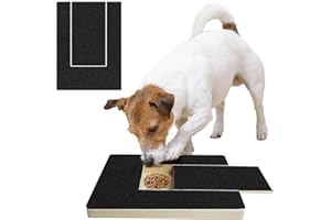 FANXINZTTC Kratzbrett Hund mit 1 Ersatzblättern Schleifpapier, Krallenschleifer für Hunde mit Snack-Box, Nägelpflege für Haustiere, Alternative zu Krallenknipsern und -Schleifern für Hunde