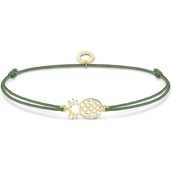 Thomas Sabo Little Secrets Women's Bracelet - 925 Sterling Silver - LS123- 173-5-L20V - 20cm - Sterling Silver Nylon, No Gem, 20cm, Sterling Silver Nylon, No Gemstone