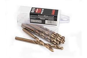 Ferrcan Punte per metallo HSS DIN338 M35 cobalto 3-7 mm (confezione da 10 pezzi) (6.75mm)