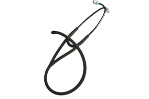Compatible Replacement Tube by CardioTubes fits Littmann(r) MasterCardiologyI(r) and Littmann(r) Cardiology III(r) Stethoscopes - 7mm Binaurals Black on Black TUBING
