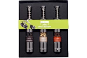 Coffret Découverte 3 moulins à poivre / trois poivres