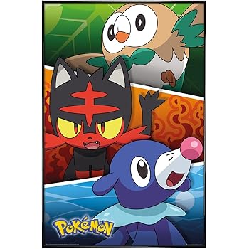 Pokemon Pkmn Poster Black Wooden Framed Eevee 91 5x61cm Collectables Telephoneheights Animation Collectables