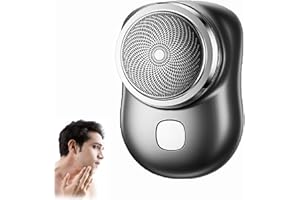 QOSNEOUN Zao Mini Shaver Men 2023, Zao Shaver - Zao Mini Shaver Men 2023, Premium Pocket Size Washable Electronic Razor, Wet And Dry, For Home, Car, Travel (Black)
