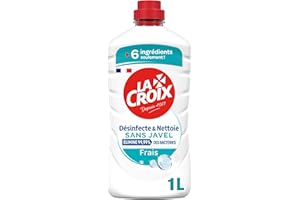 La Croix - Nettoyant Ménager Multi-Surfaces parfum Frais - Sans Javel - Désinfecte et Nettoie - Bidon 1 L