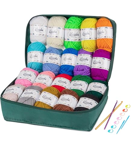 Lizbeth Garden Assortment Thread Pack - Size 20 Egyptian Cotton For Crochet & Tatting (5 Colors, 210 Yards Each)