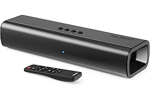 Majority Soundbar Bluetooth TV Naga 40 | Suono Surround 3D Compatto 80W | HDMI ARC, Ottico, AUX, USB | Montaggio a Parete | Telecomando & Staffe Inclusi